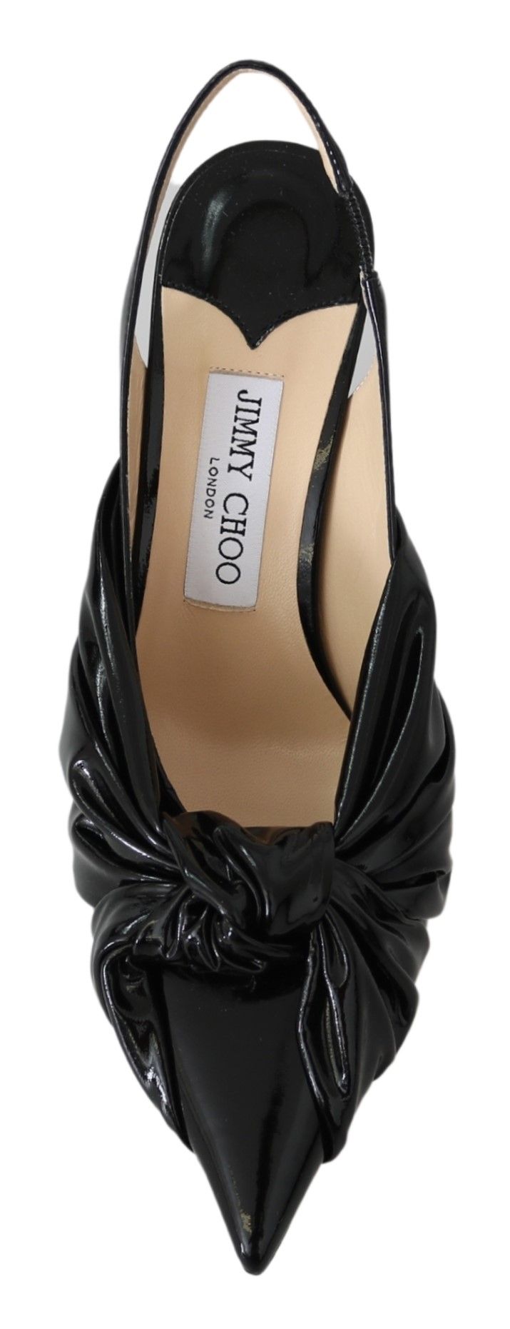 Jimmy Choo Elegant Black Leather Pointed Toe Women's Pumps