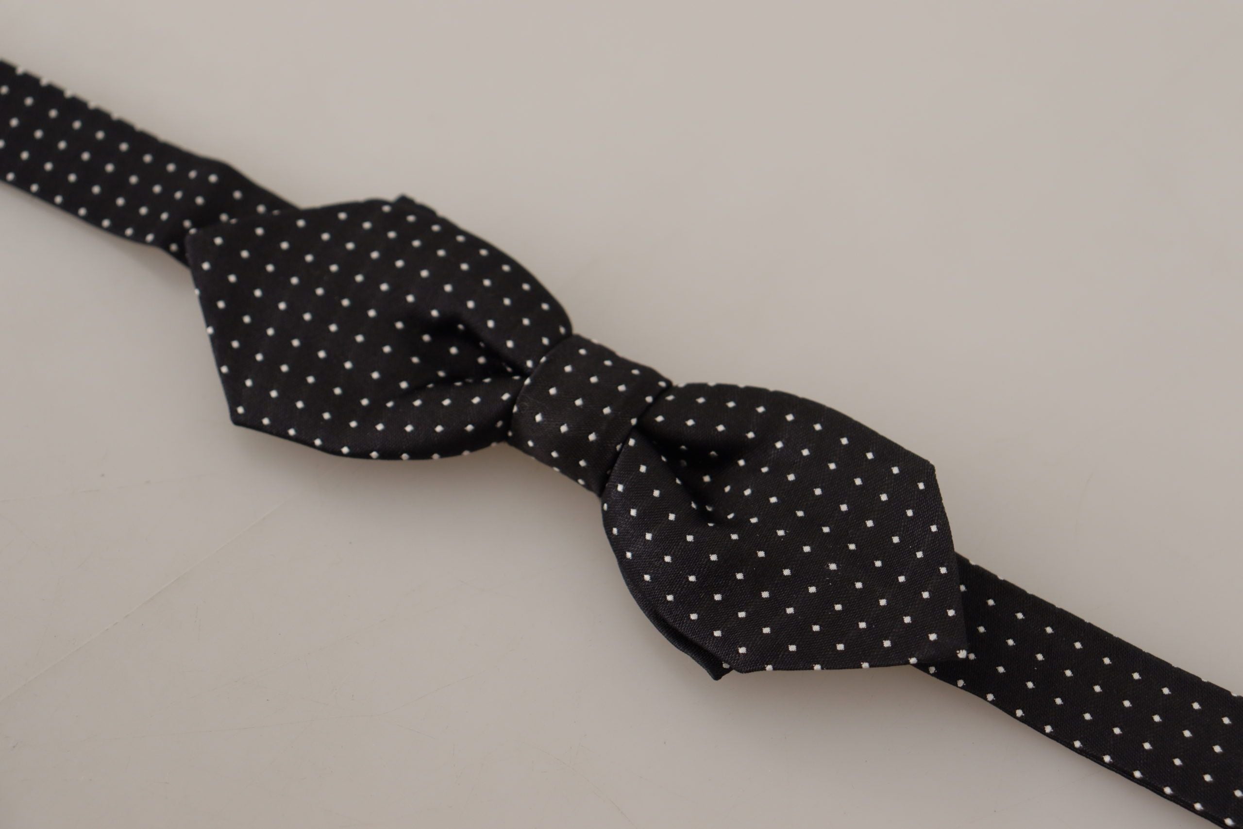 Dolce & Gabbana Exquisite Silk Polka Dot Bow Men's Tie