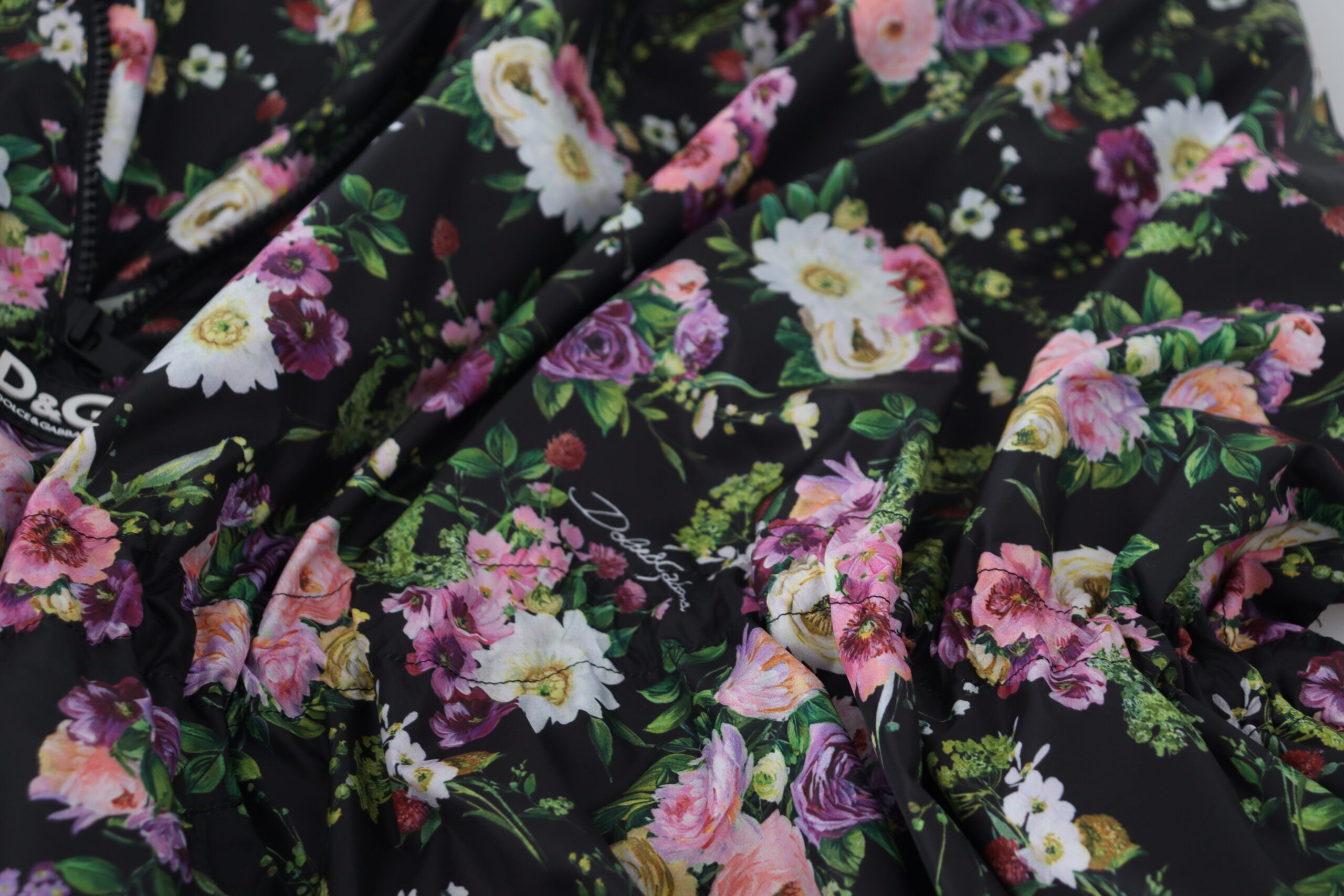 Dolce & Gabbana  Floral Print Hooded Dress