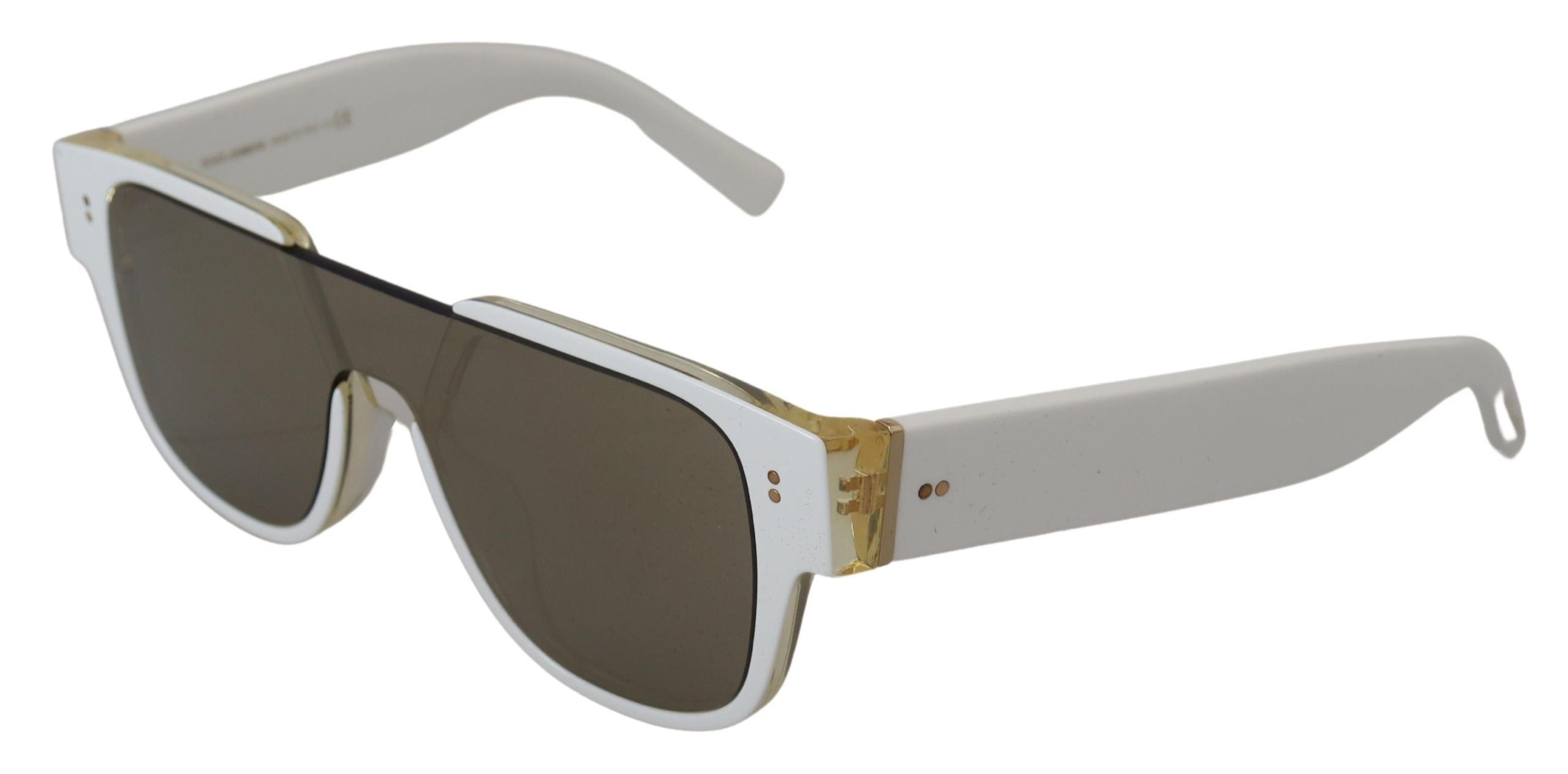 Dolce & Gabbana Elegant White Acetate Sunglasses for Women's Women