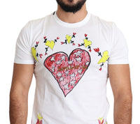 Dolce & Gabbana White Saint Valentine Print Cotton Men Men's T-shirt10