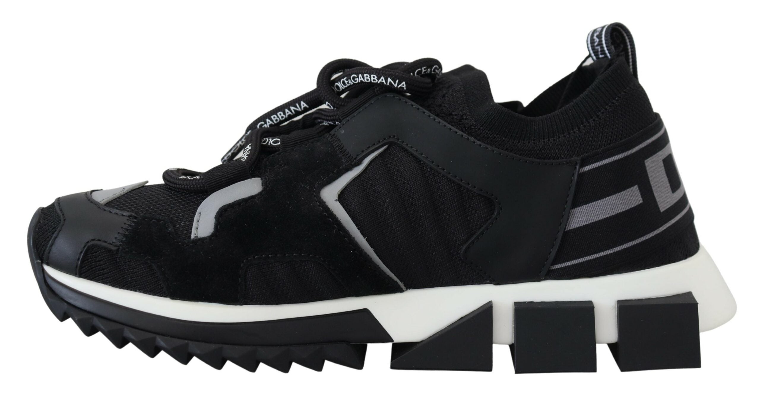 Dolce & Gabbana Chic Sorrento Slip-On Sneakers in Women's Monochrome