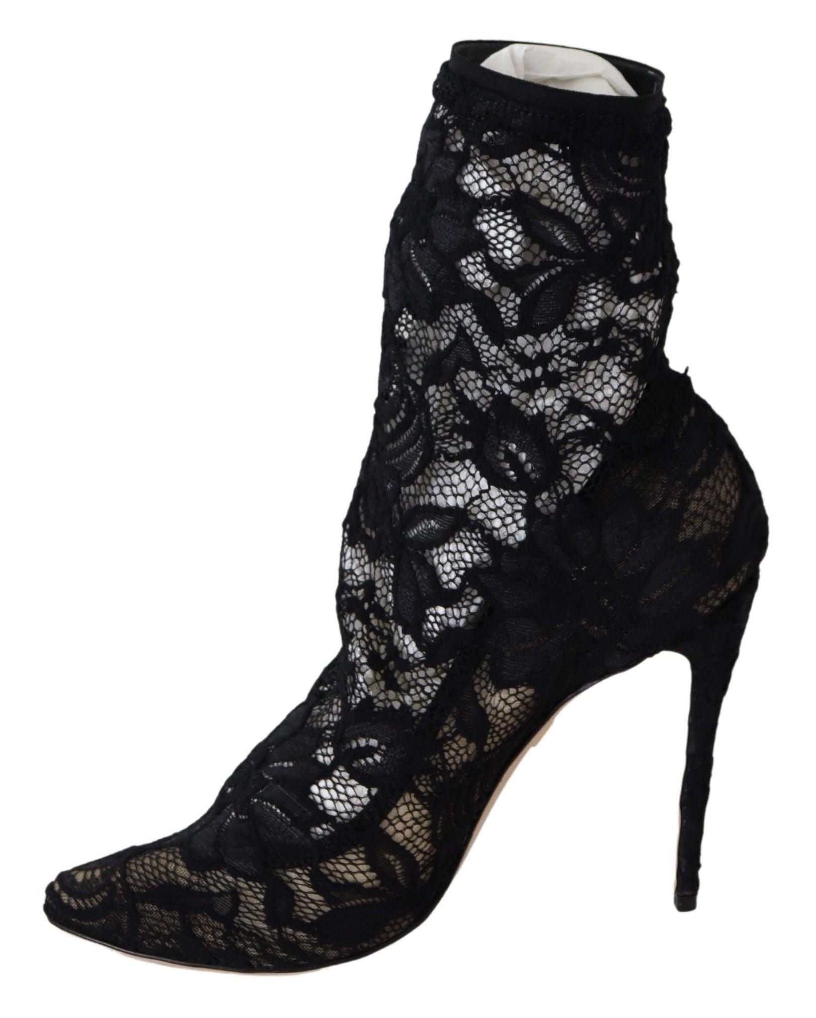 Dolce & Gabbana Black Lace Taormina Pumps Elegance Women's Unleashed