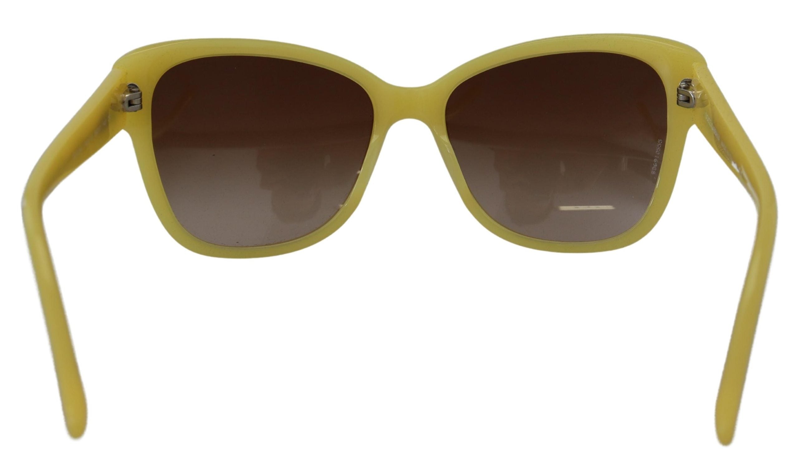 Dolce & Gabbana Chic Yellow Acetate Gradient Women's Sunglasses