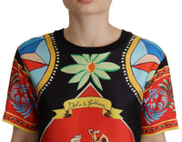 Dolce & Gabbana Glamourous Multicolor Silk Women's Top10