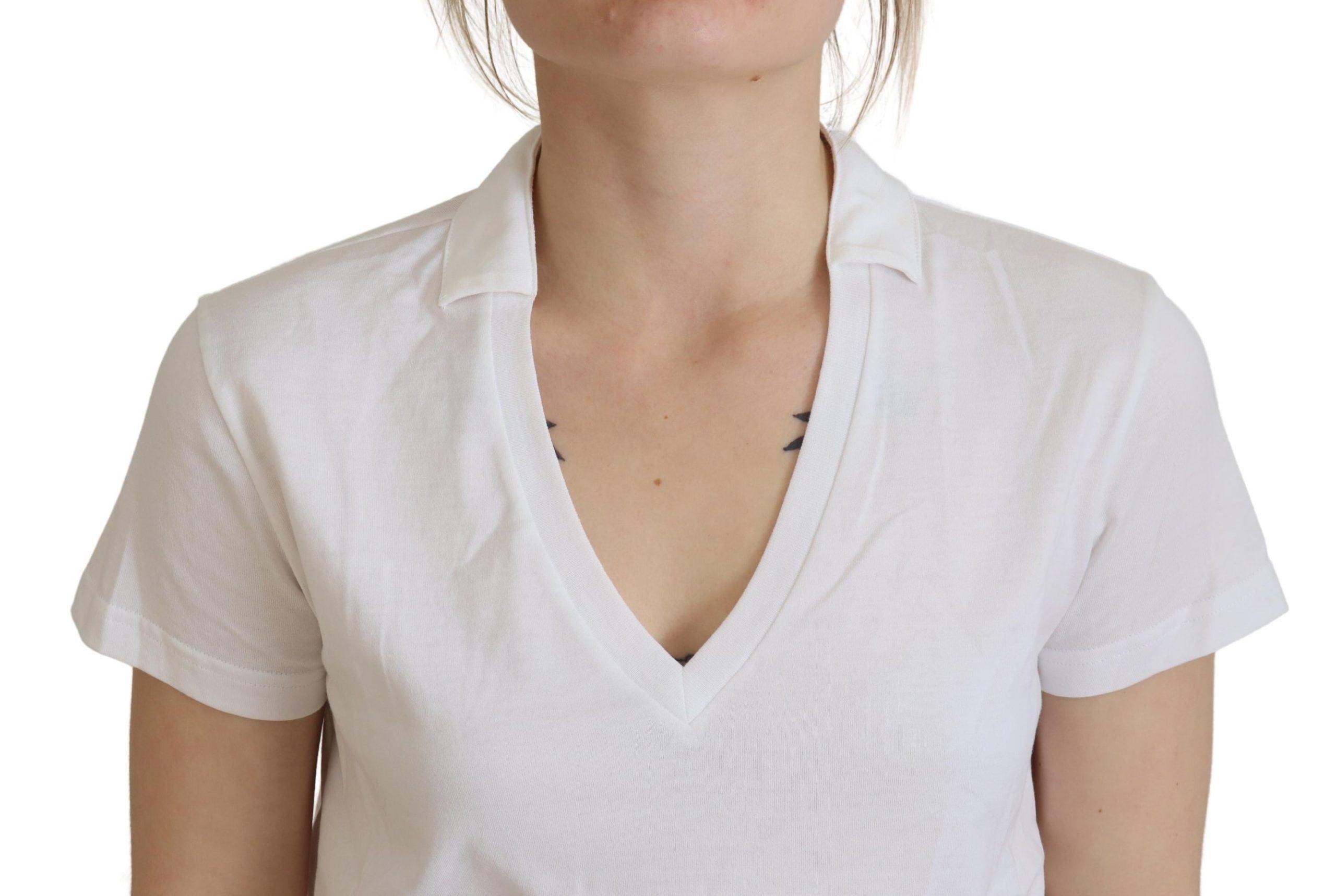 Dolce & Gabbana Elegant White Cotton Top Women's Tee