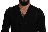 Dolce & Gabbana Black Cashmere Button Down Cardigan Men's Sweater7