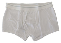 Dolce & Gabbana White Cotton Blend Regular Boxer Men's Underwear1