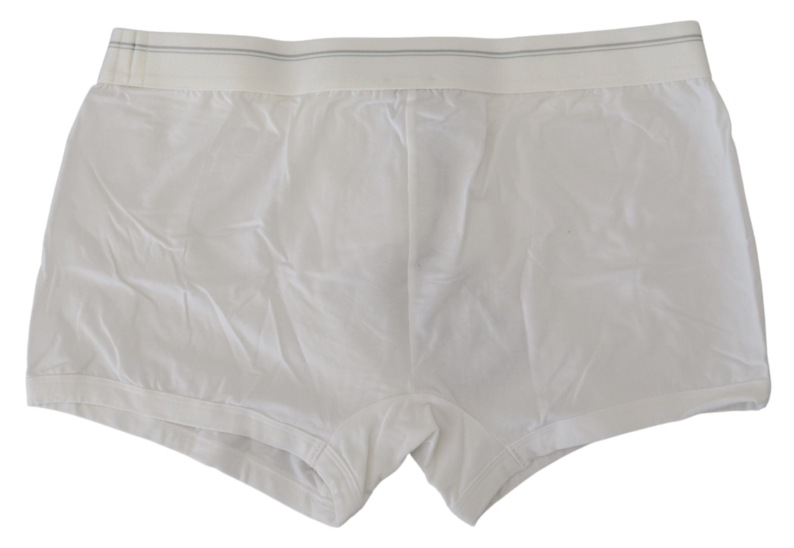 Dolce & Gabbana White Cotton Blend Regular Boxer Men's Underwear4