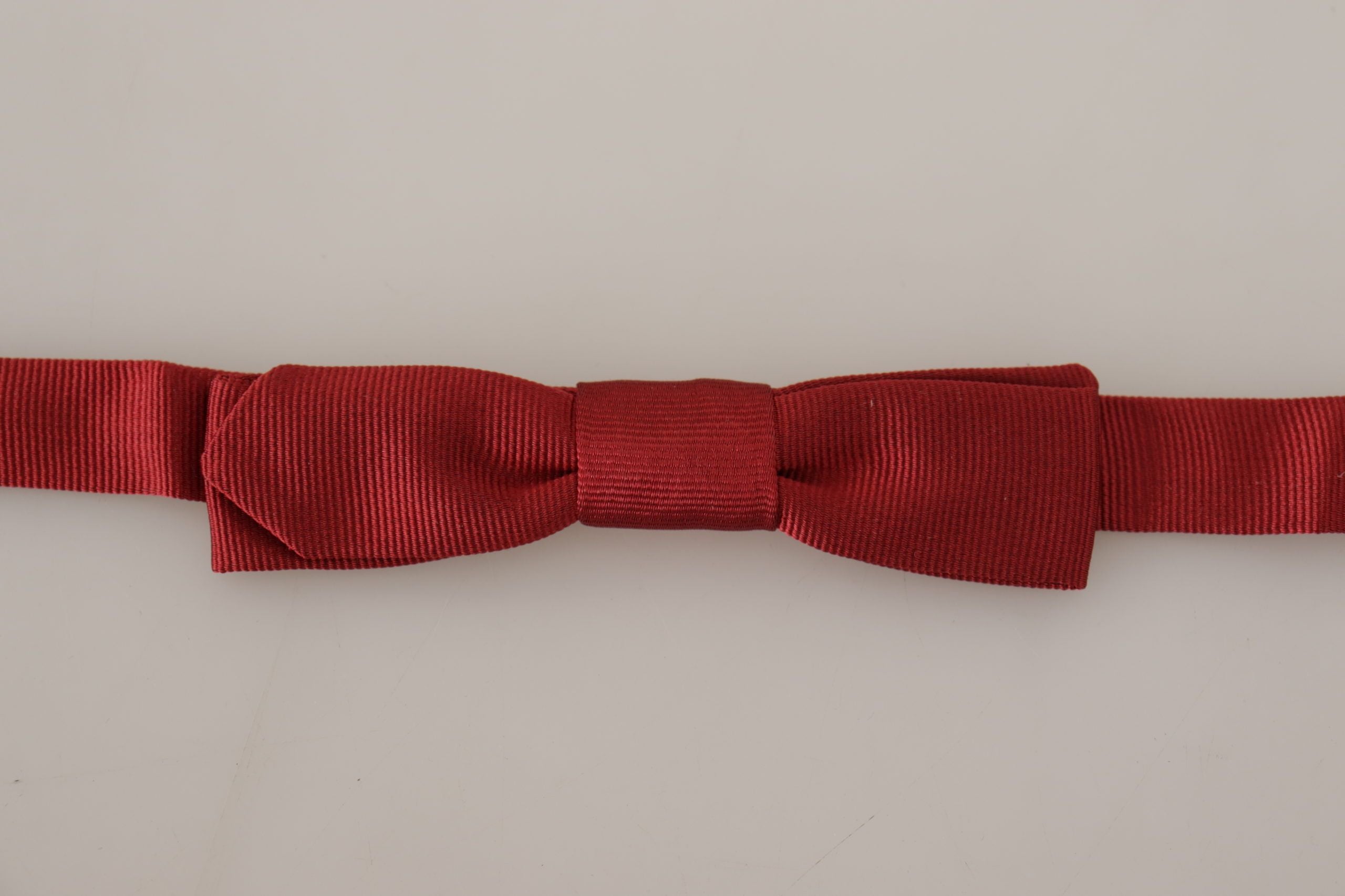 Dolce & Gabbana Elegant Red Silk Bow Men's Tie