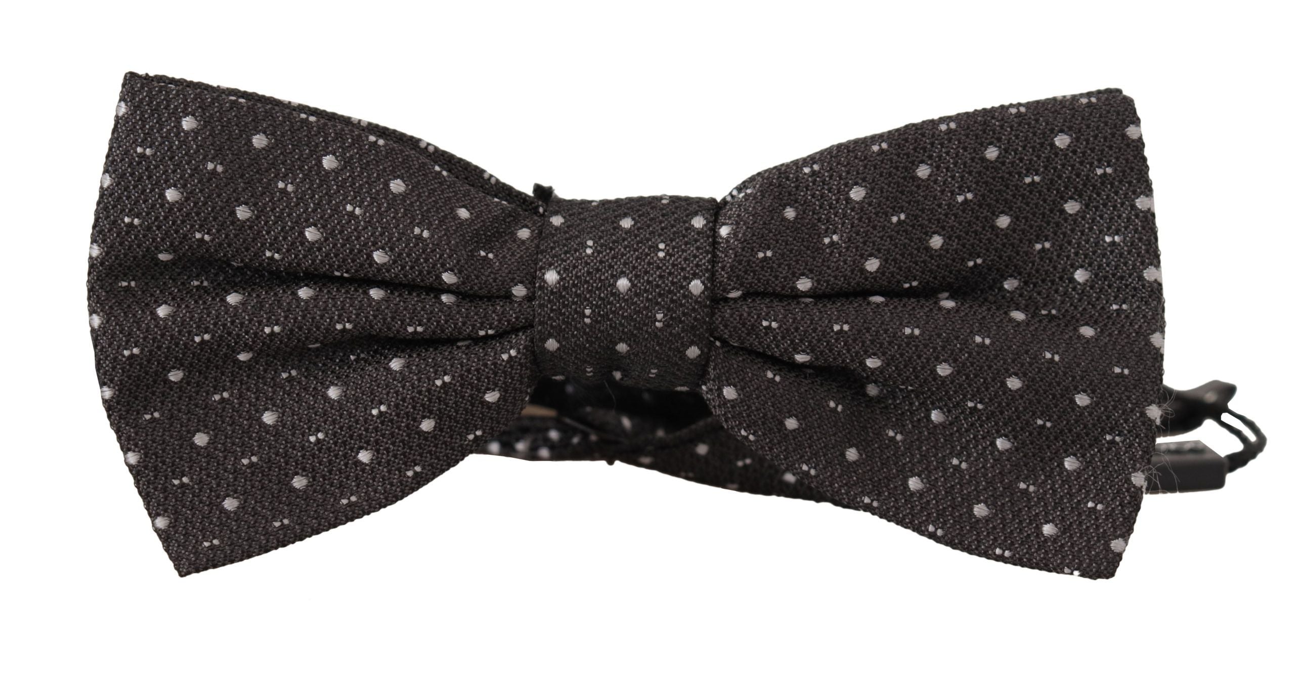 Dolce & Gabbana Elegant Polka Dot Silk Bow Men's Tie