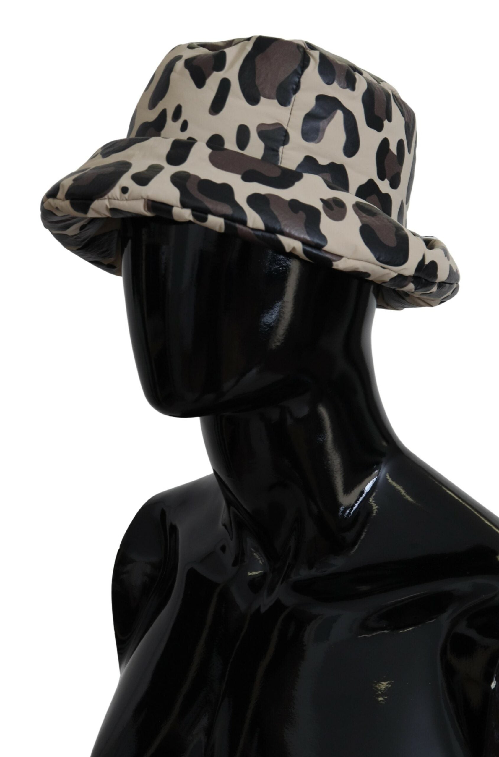 Dolce & Gabbana Multicolor Leopard Print Capello Men Bucket Cap Men's Hat4