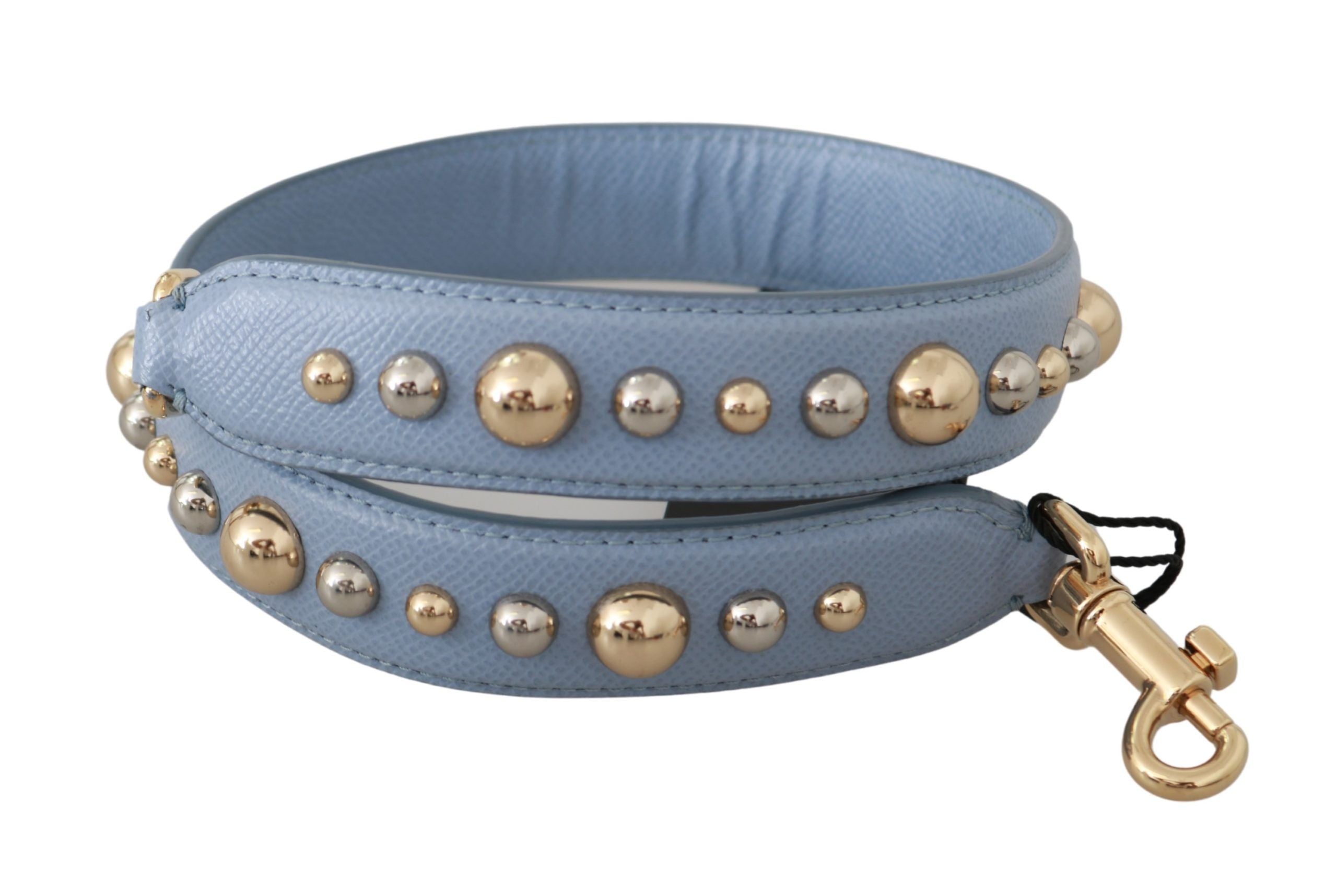 Dolce & Gabbana Elegant Blue Leather Shoulder Women's Strap