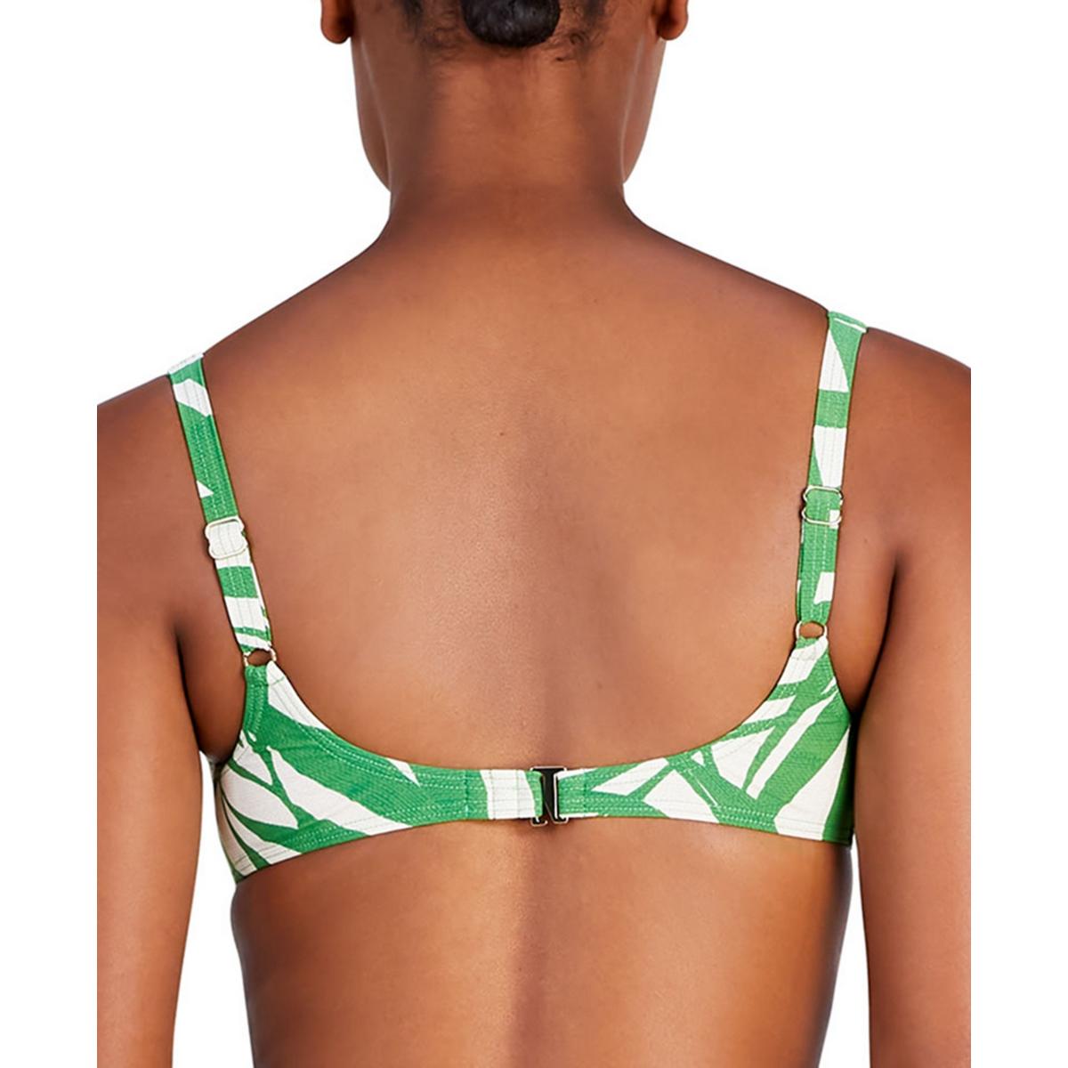 Womens Underwire Printed Bikini Swim top