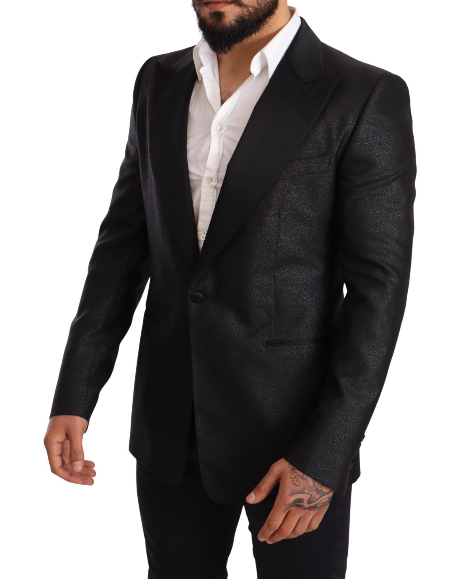 Dolce & Gabbana  Men's Single Breasted Blazer in Black