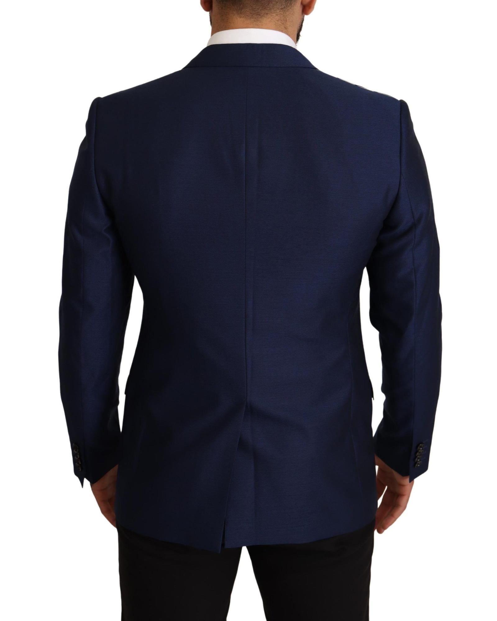 Dolce & Gabbana  Navy Blue Single-Breasted Blazer for Men