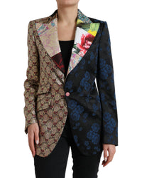 Dolce & Gabbana Floral Jacquard Patchwork Blazer1