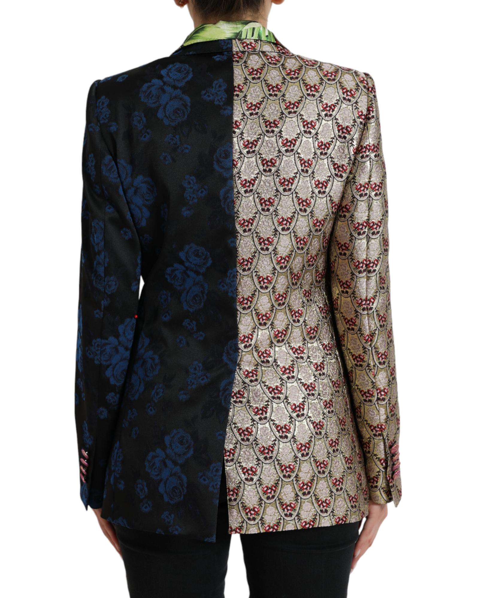 Dolce & Gabbana Floral Jacquard Patchwork Blazer3