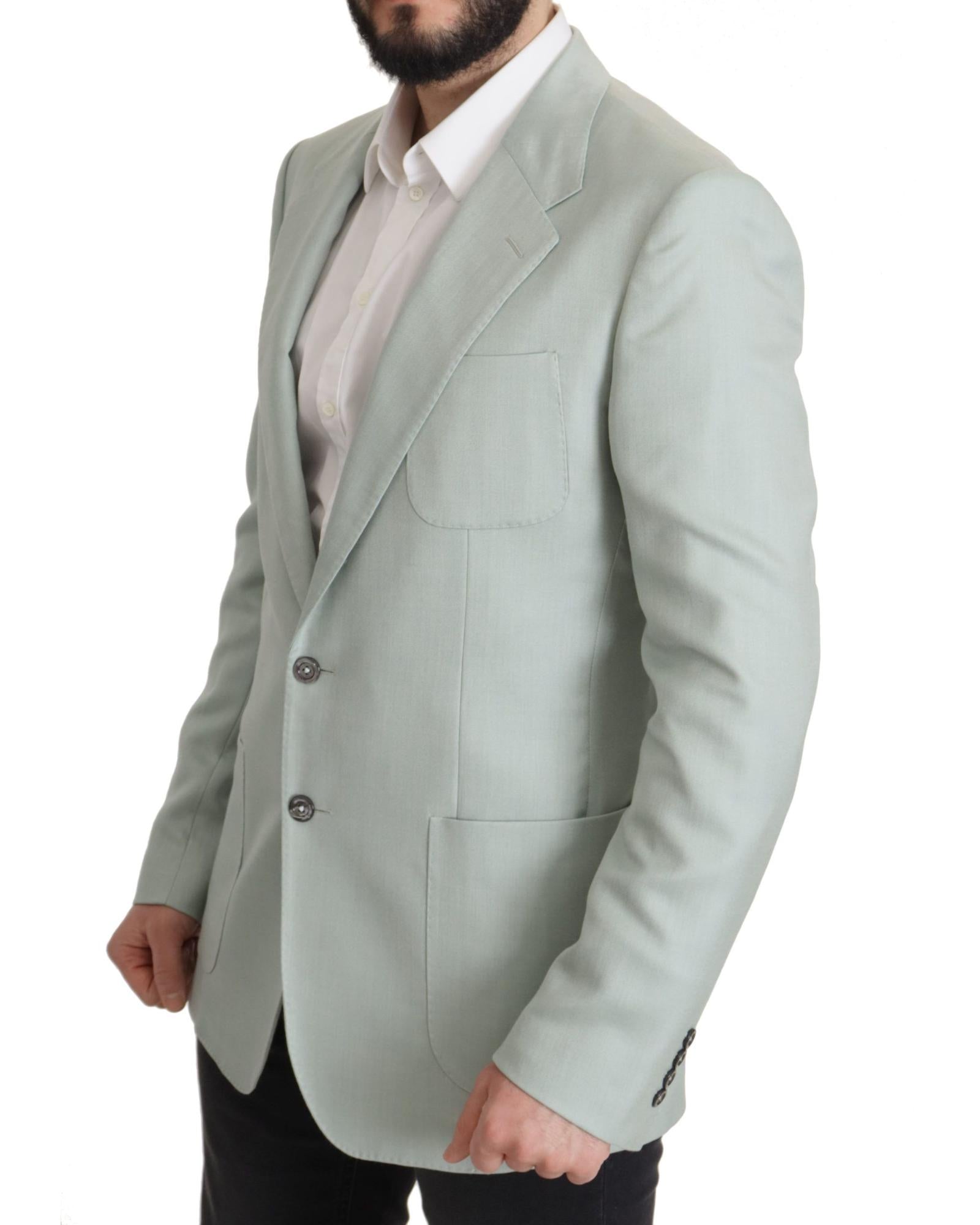 Dolce & Gabbana  Classic Green Wool Blazer for Men