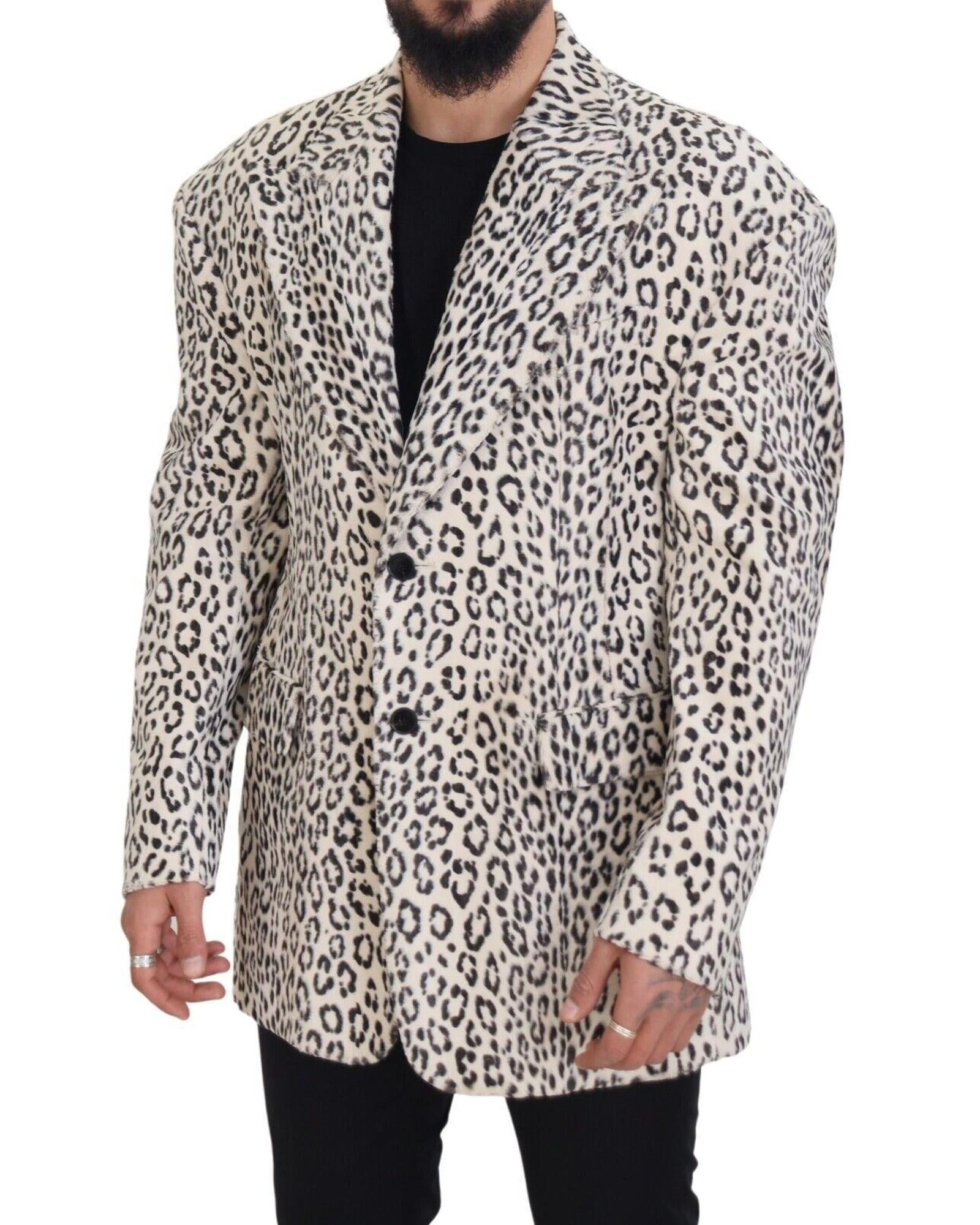 Dolce & Gabbana  Leopard Print Blazer