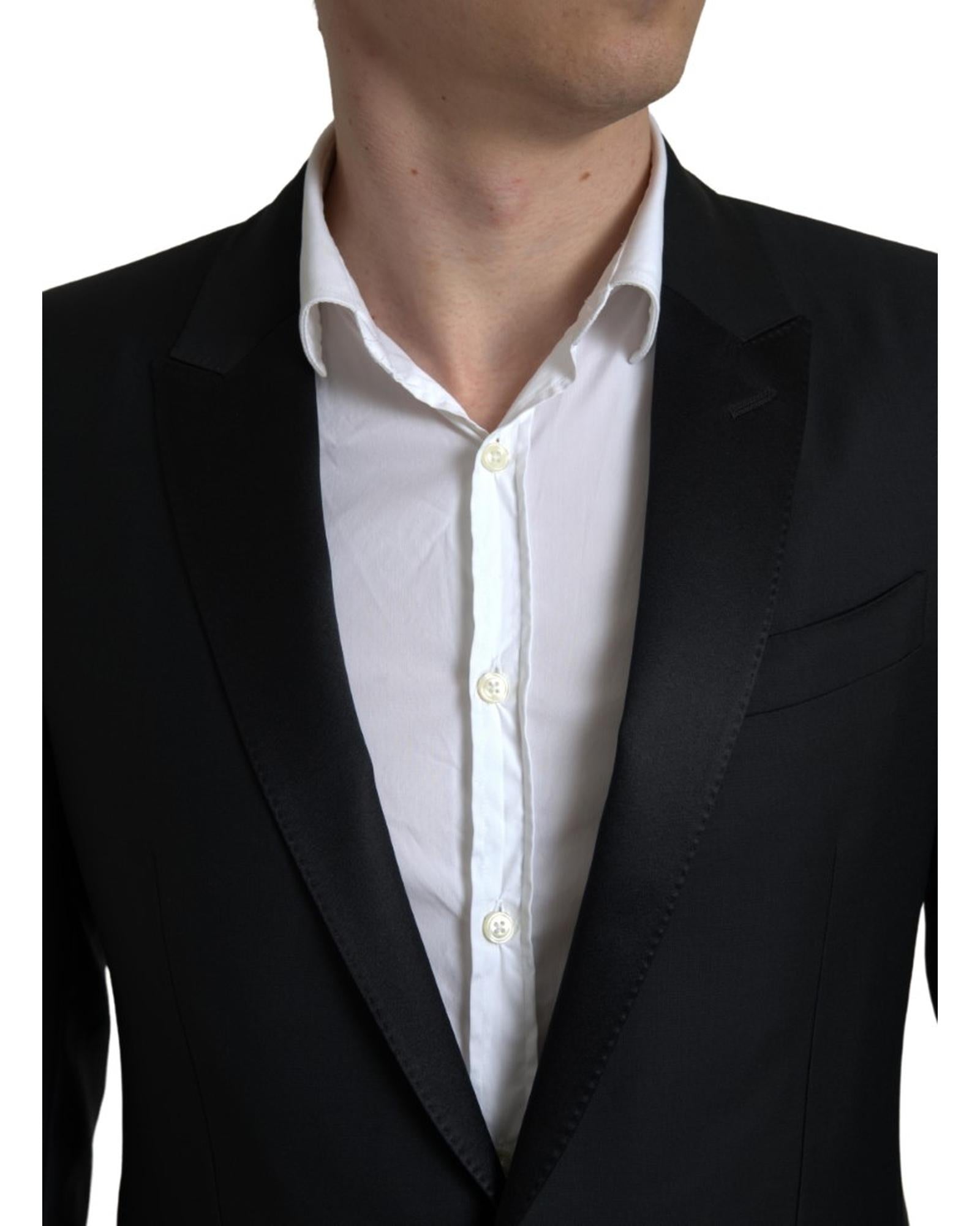 Dolce & Gabbana  Classic Fit Suit Jacket Black