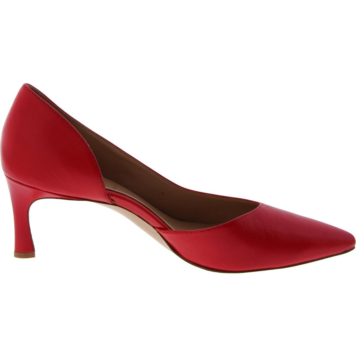 Faith Womens Leather Pumps D'Orsay Heels