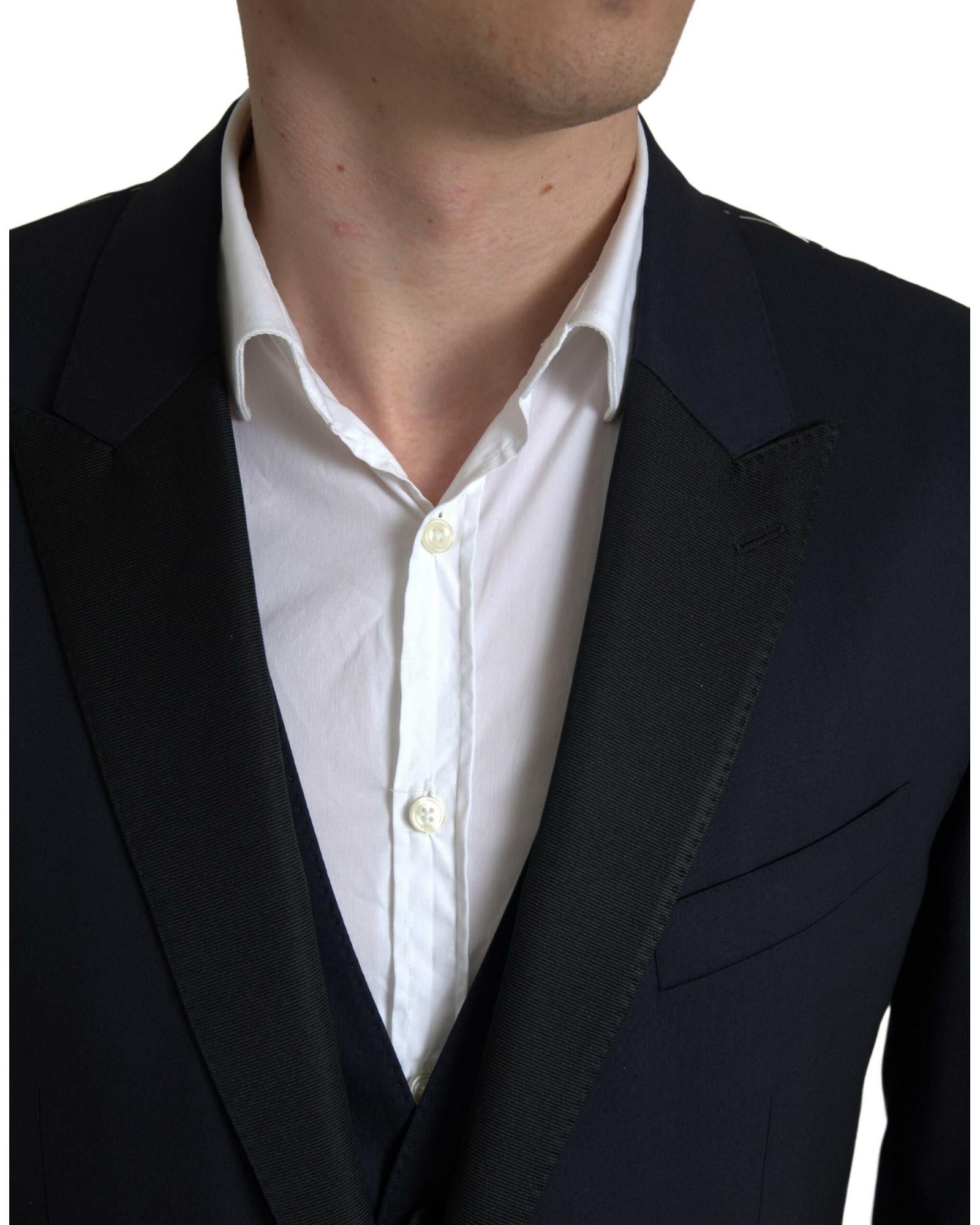 Dolce & Gabbana  Classic Tuxedo Suit for Men  Blue