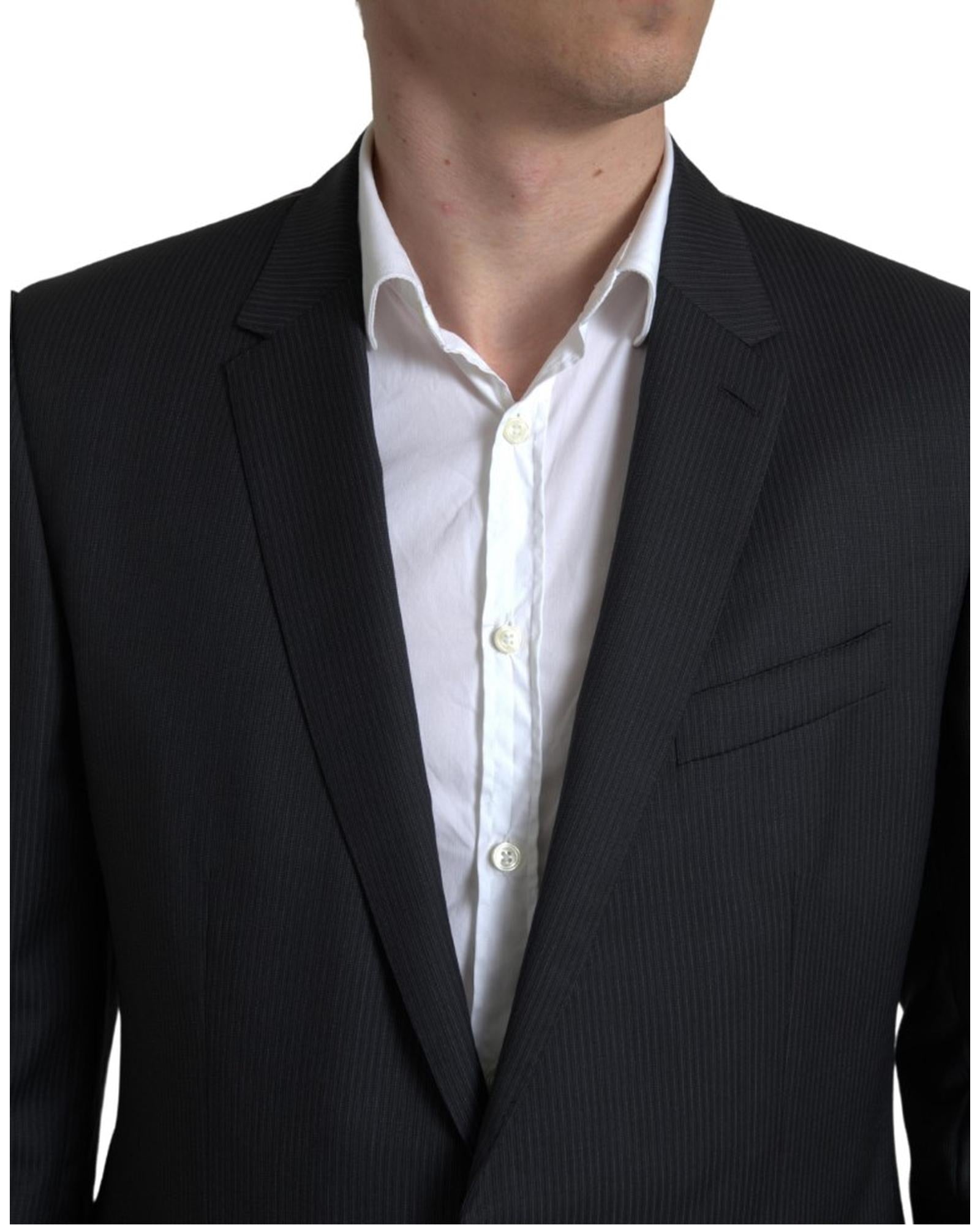 Dolce & Gabbana  Men's Two-Button Wool Suit - Black