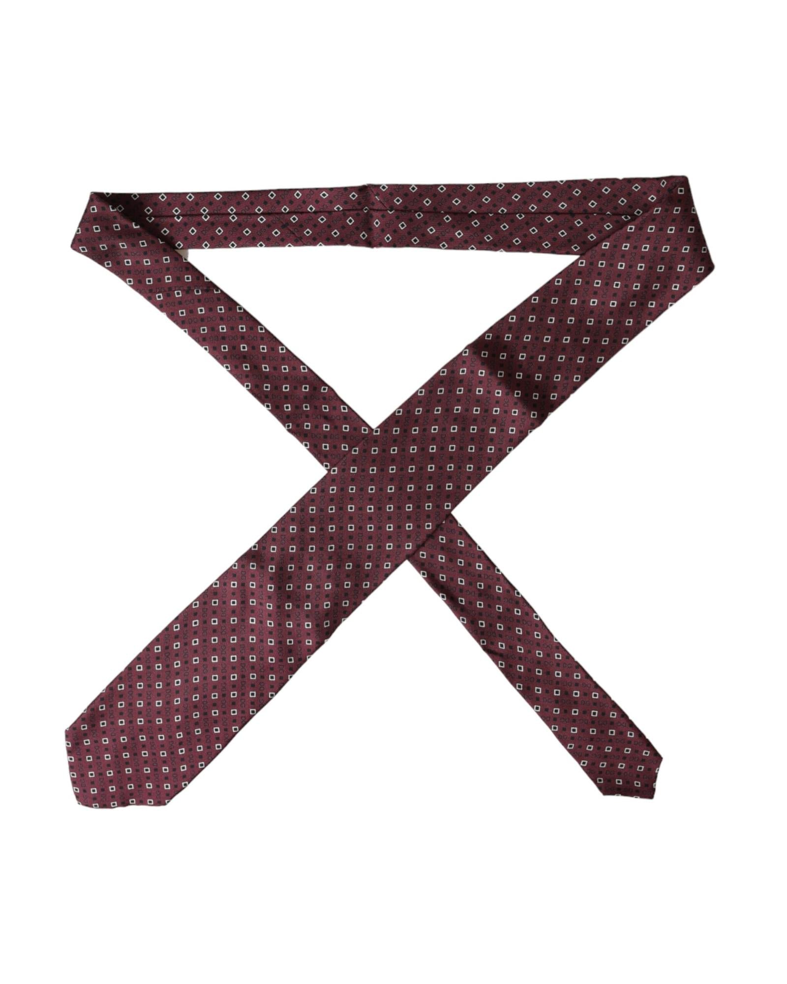 Dolce & Gabbana Silk Logo Tie3