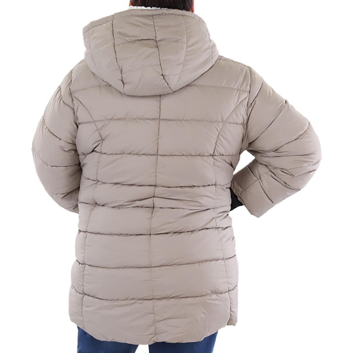 Plus Womens Insulated Faux Fur Lined Glacier Shield Coat