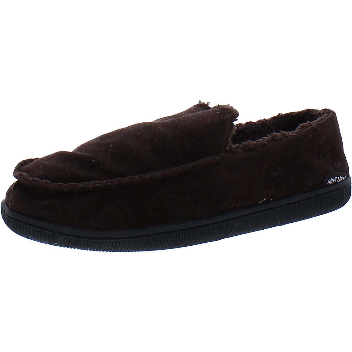 Mens Faux Suede Comfy Moccasin Slippers