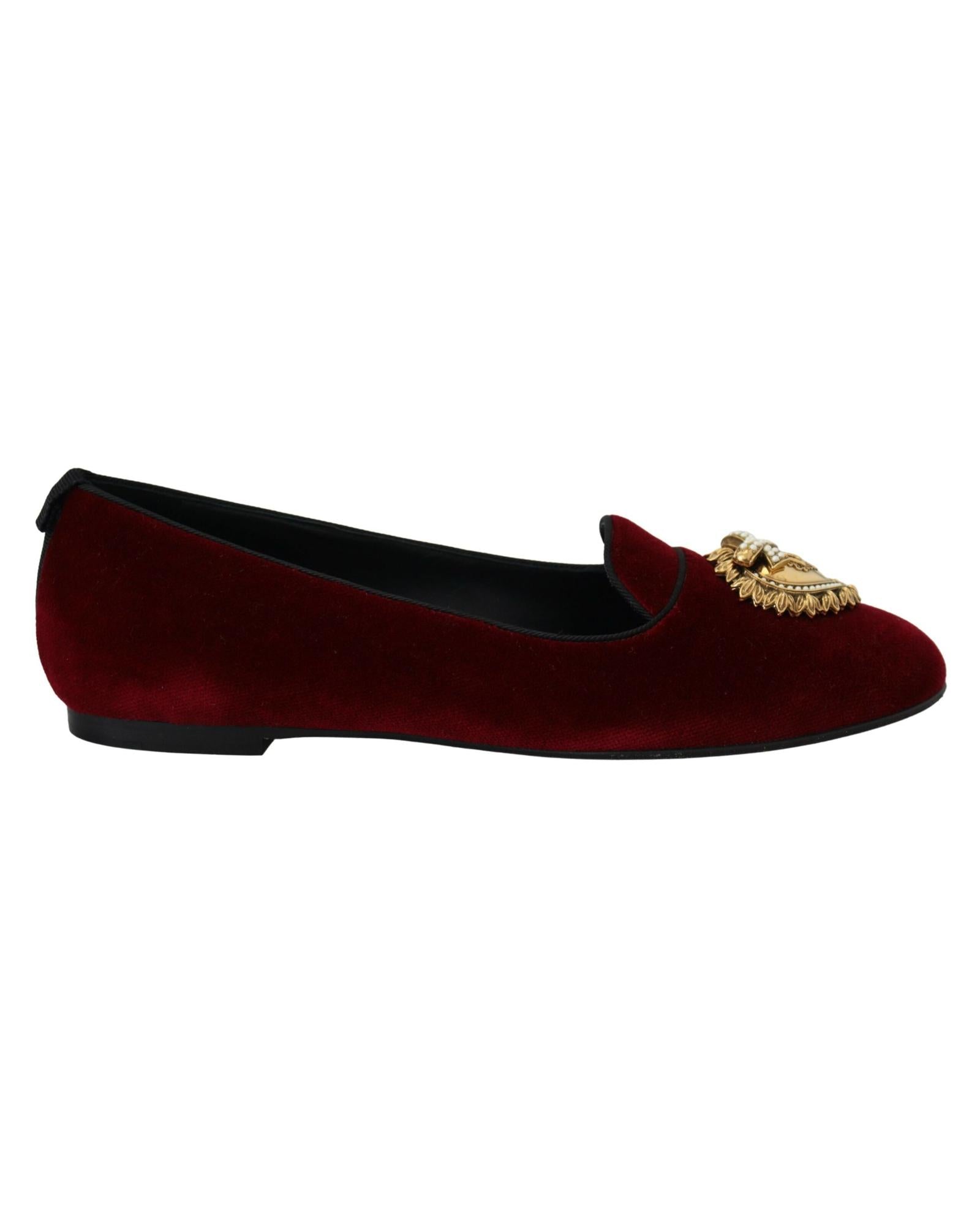 Dolce & Gabbana Velvet Slip-On Loafers2