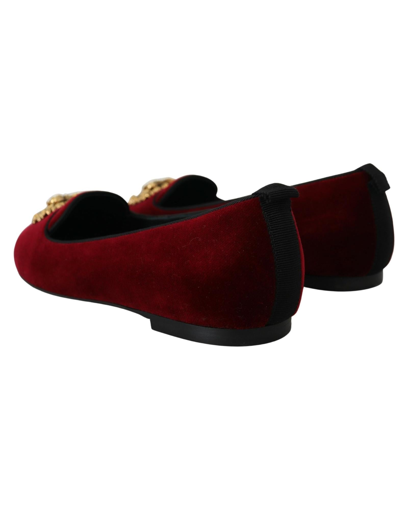 Dolce & Gabbana Velvet Slip-On Loafers8