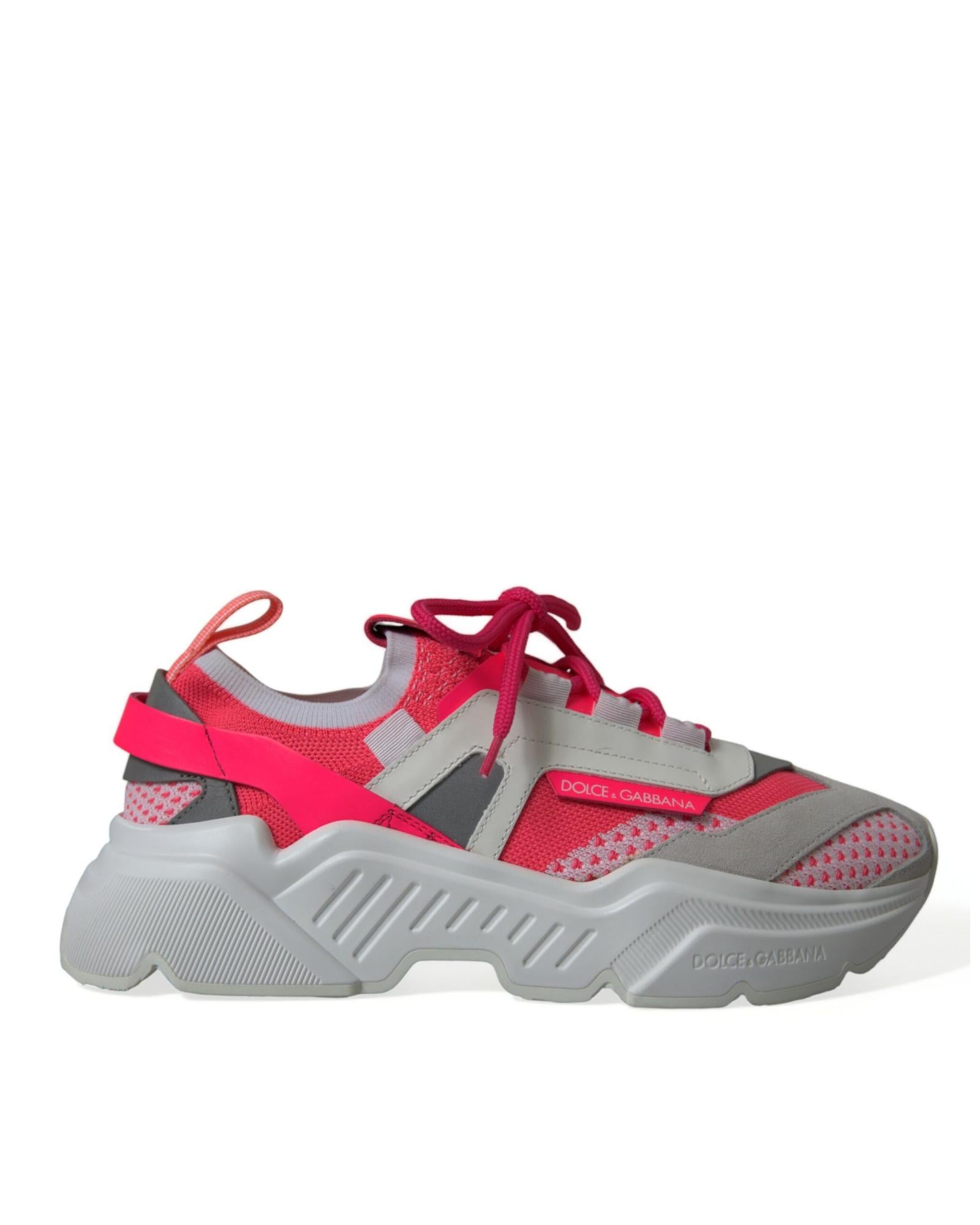 Dolce & Gabbana  Portofino Sneakers for Men - Pink/White