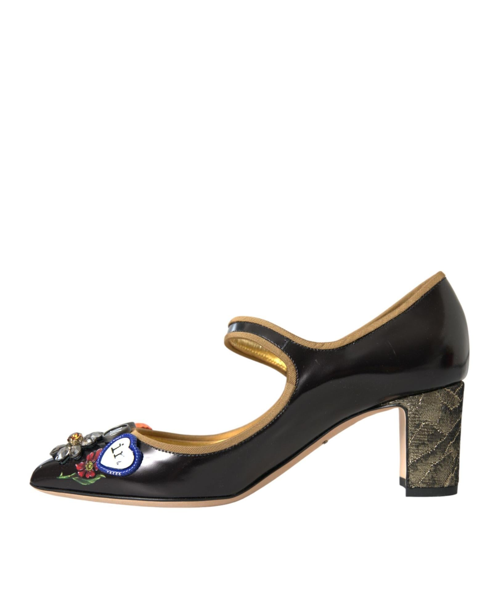 Dolce & Gabbana  Queen of Hearts Mary Jane Pumps