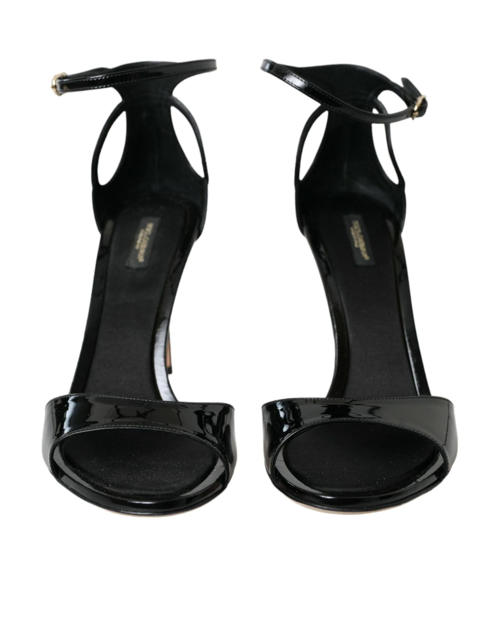 Dolce & Gabbana  Patent Leather Slingback Heels