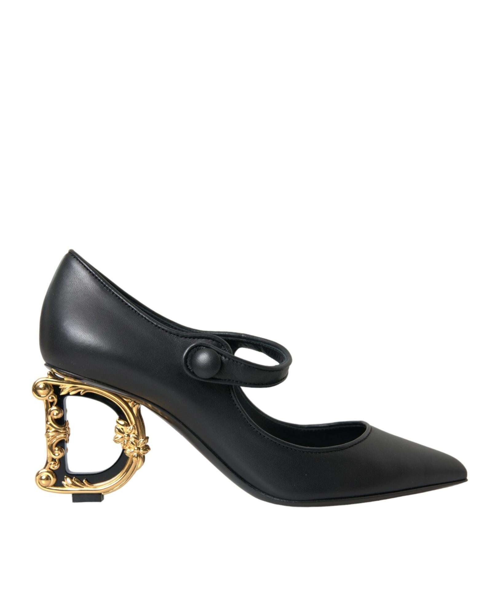 Dolce & Gabbana  Ornate Heel Pumps - Black