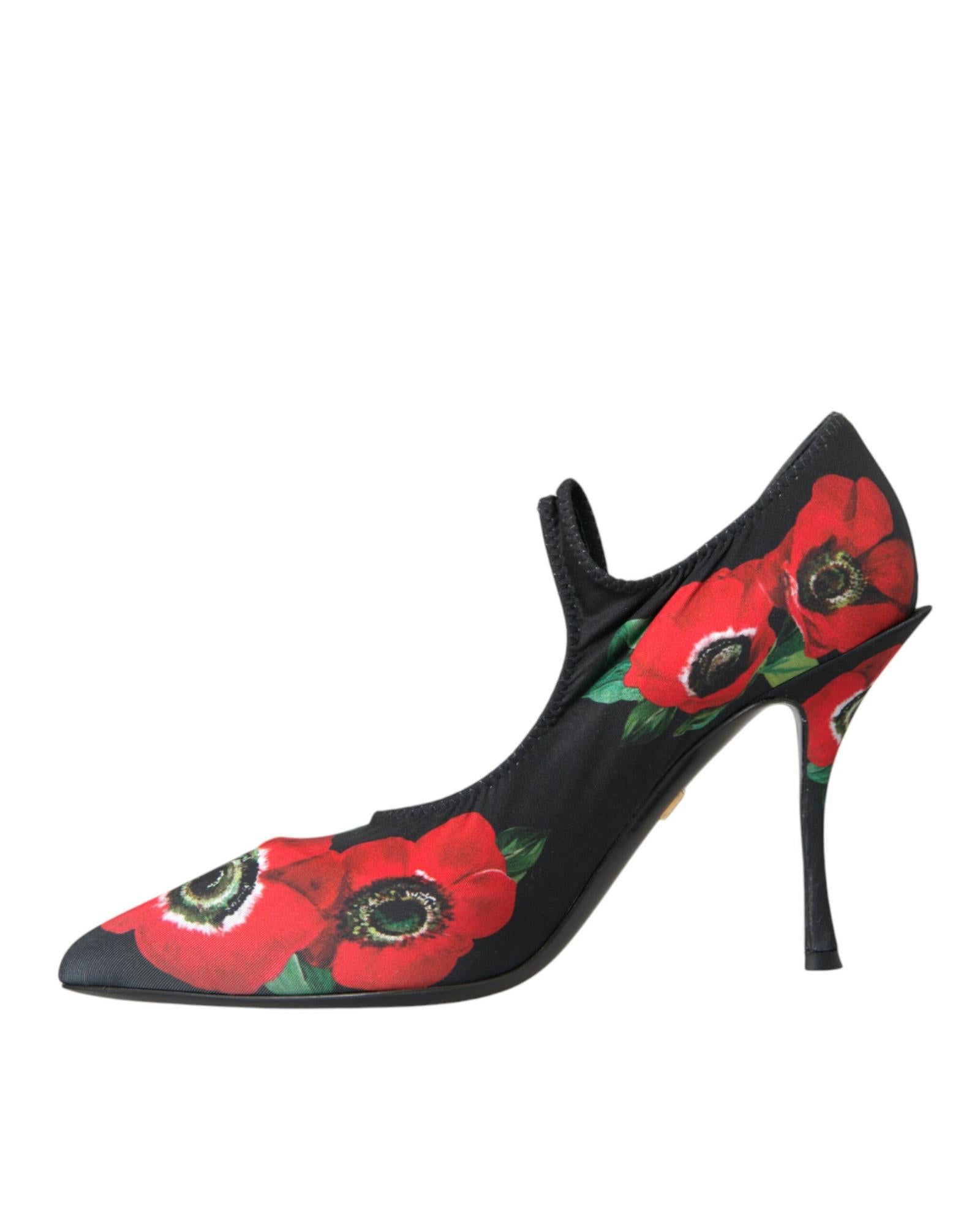 Dolce & Gabbana  Poppy Print Pumps