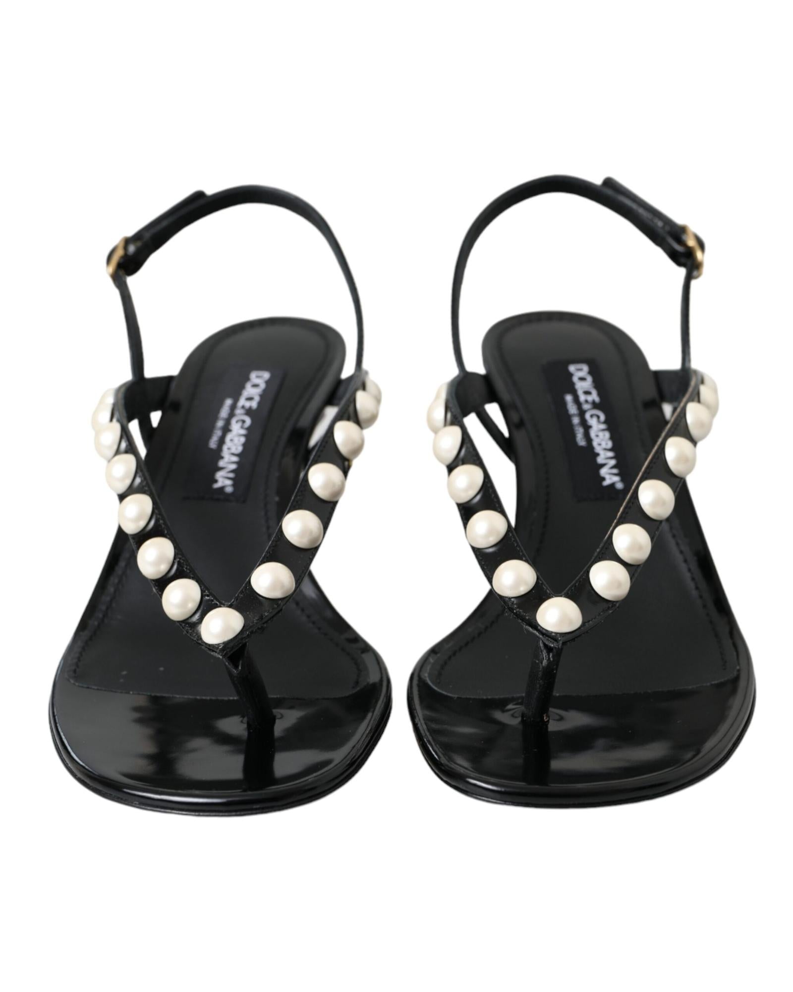 Dolce & Gabbana  Women's Pearl Thong Sandals