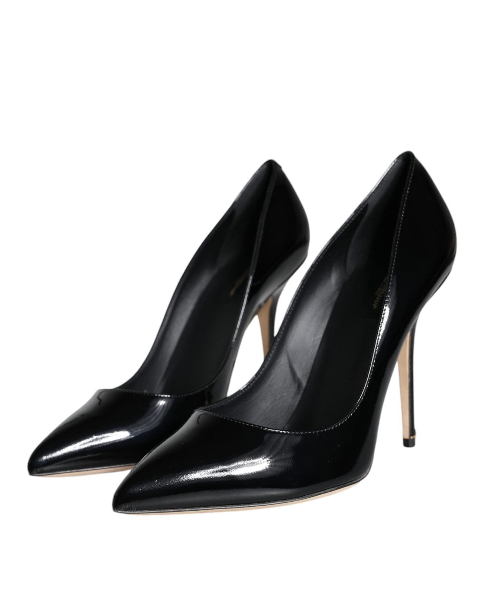 Dolce & Gabbana  Black Patent Leather Pumps