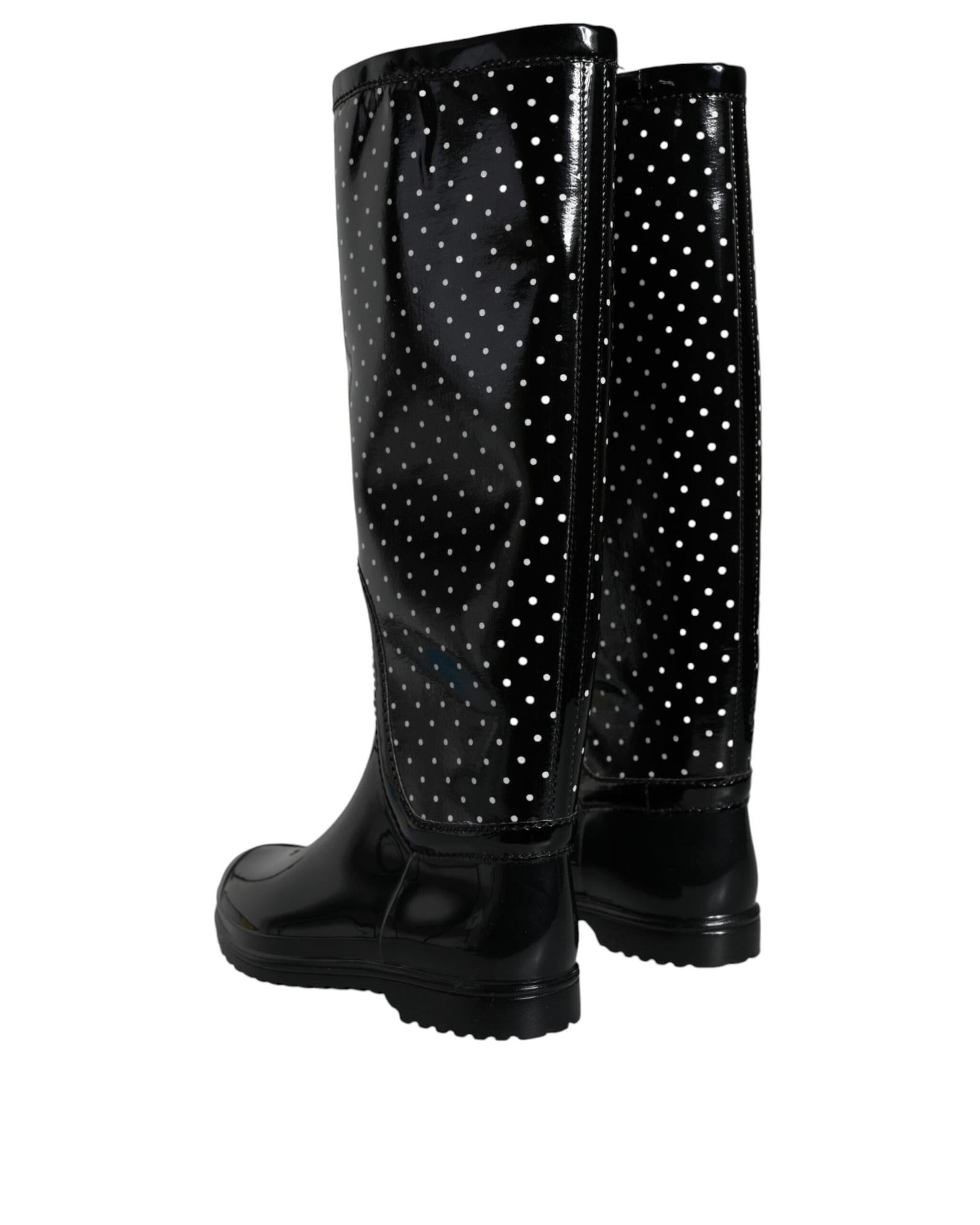 Dolce & Gabbana  Polka Dot Rain Boots