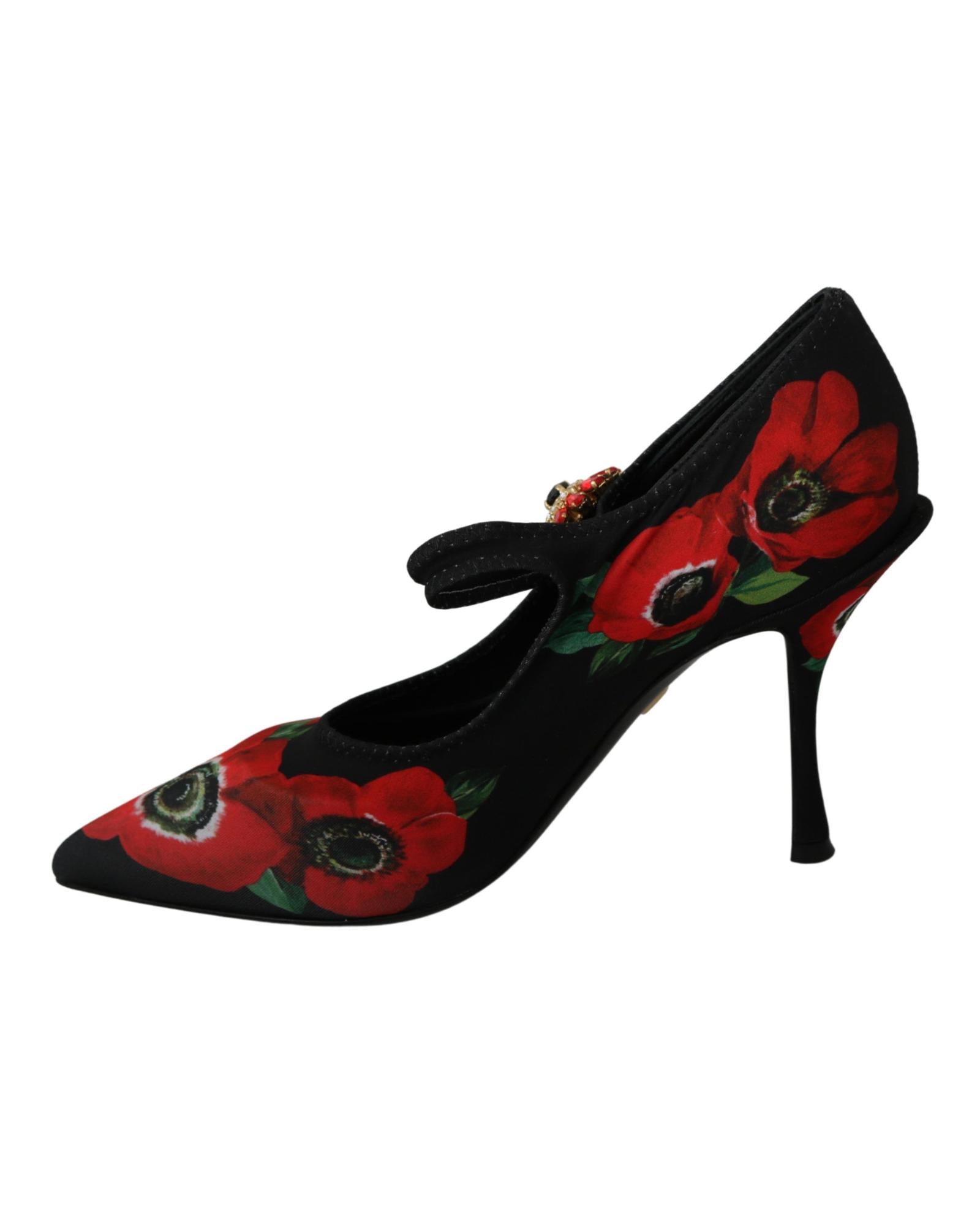 Dolce & Gabbana Floral Mary Janes Pumps2