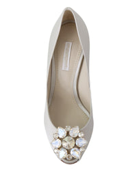 Dolce & Gabbana Gorgeous  Crystals Peep Toe Heels Pumps20