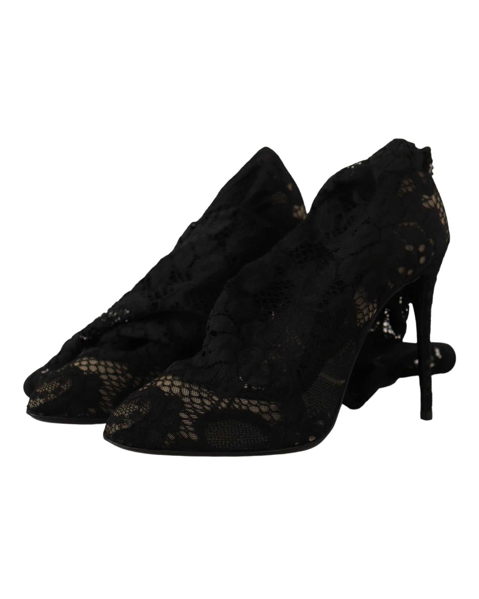 Dolce & Gabbana Lace Boots Shoes2