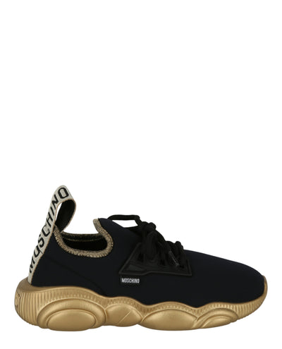 Moschino Womens Colorblock Low-Top Sneakers