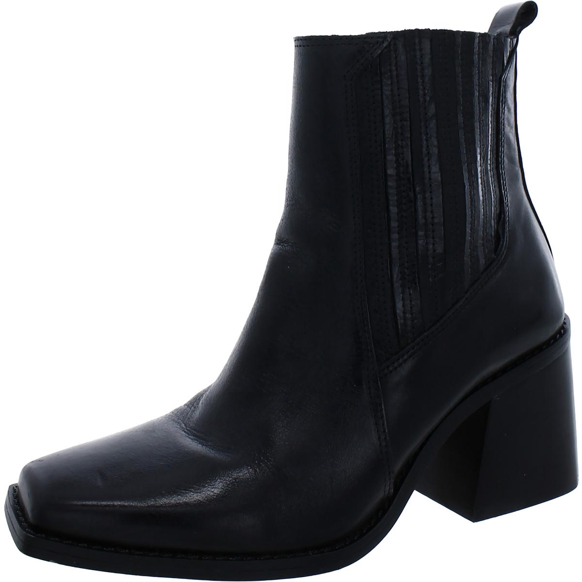 Sojetta Womens Leather Ankle Boots