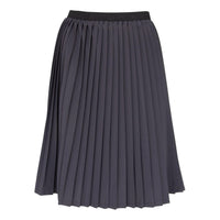 Luxe Black Pleated Skirt5