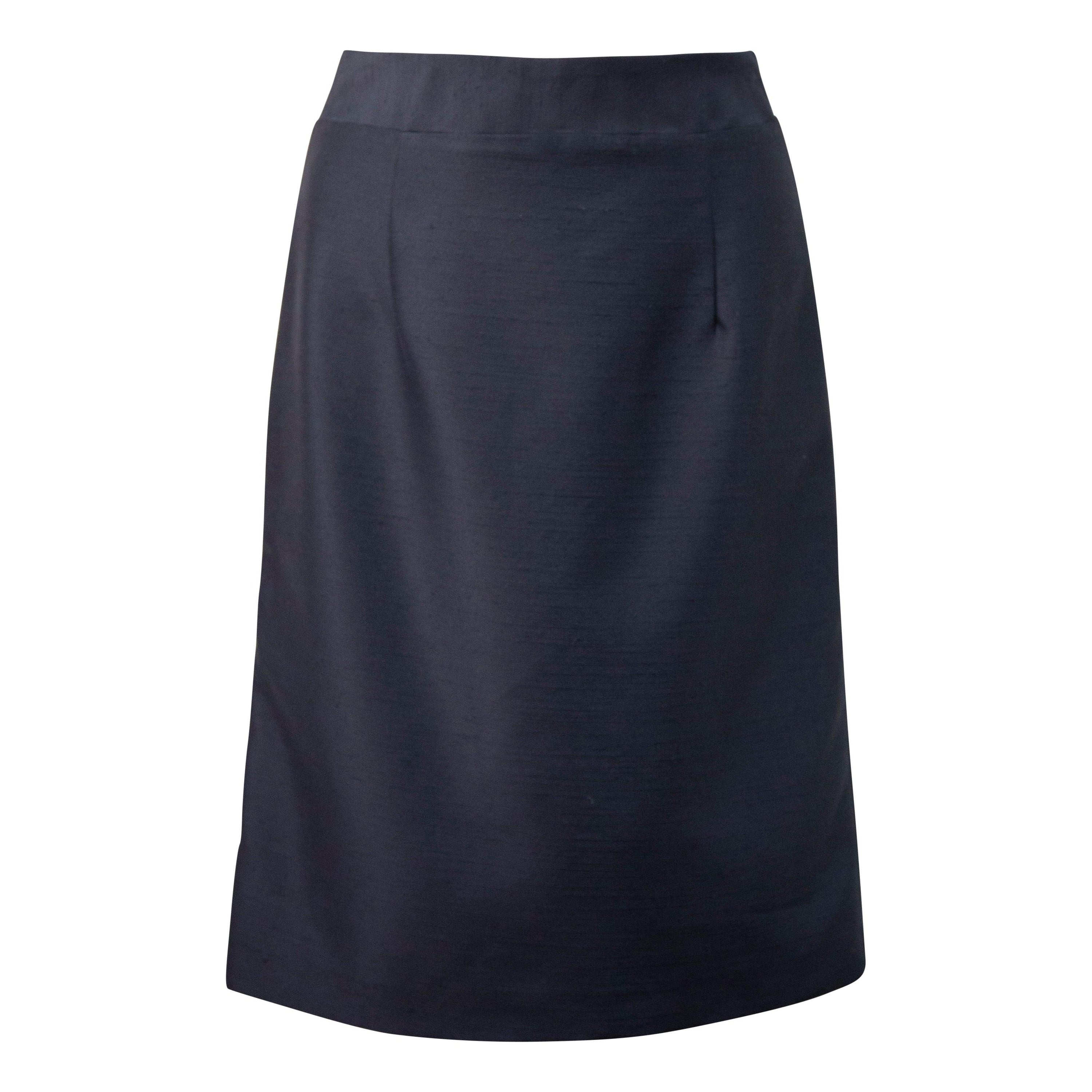 Luxe Straight Mini Skirts In Black5