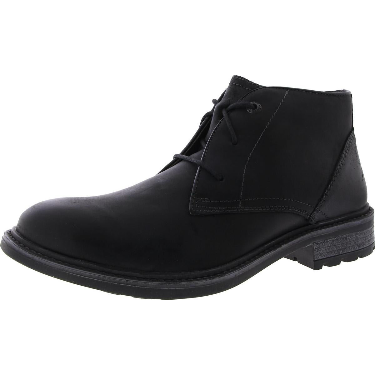 Mens Leather Ankle Chukka Boots