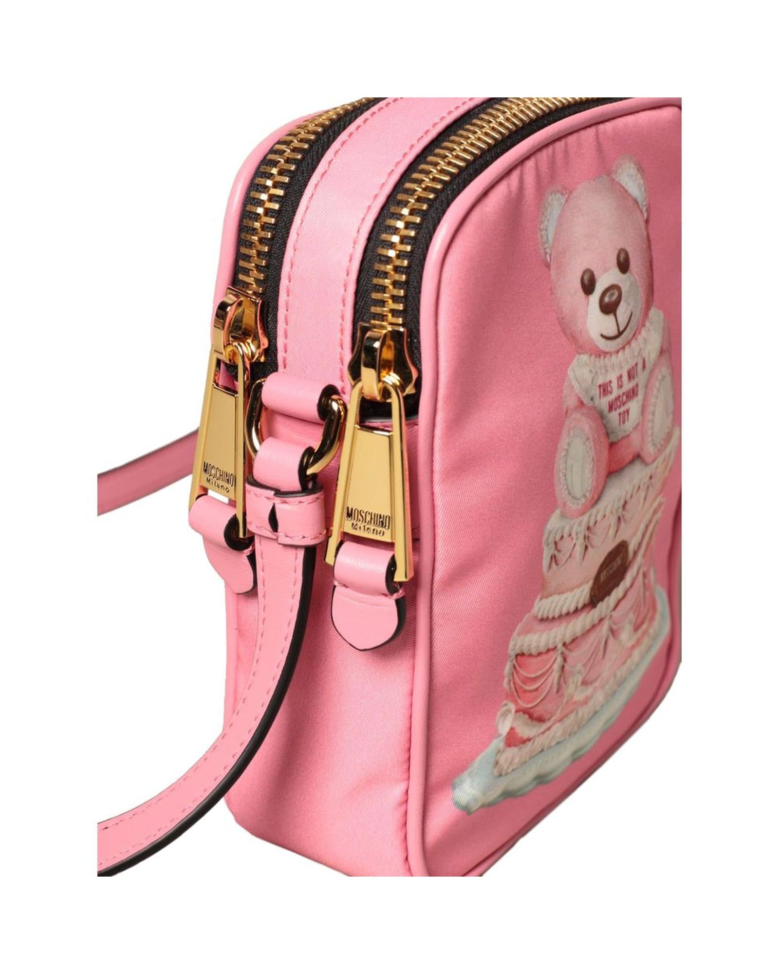 Moschino Couture Moschino Teddy Cake Crossbody Bag - Pink